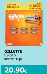 Tigotà Gillette fusion 5 lamette offerta