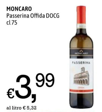 MONCARO Passerina Offida DOCG cl75
