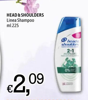 Famila Market HEAD & SHOULDERS Linea Shampoo ml225 offerta