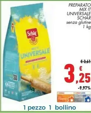 Conad Superstore Schar Preparato Mix It Universale offerta