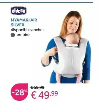 Prenatal Chicco Myamaki Air Silver offerta