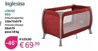 Prenatal Inglesina Lodge Red offerta