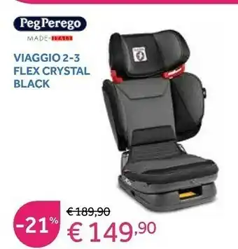 Prenatal Peg Perego Viaggio 2-3 Flex Crystal Black offerta