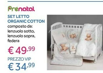 Prenatal Prenatal Set Letto Organic Cotton offerta