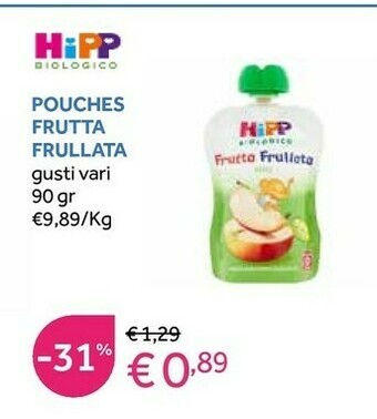 Prenatal Hipp Pouches Frutta Frullata offerta
