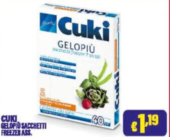 Cossuto CUKI GELOPIO SACCHETTI FREEZER ASS. offerta