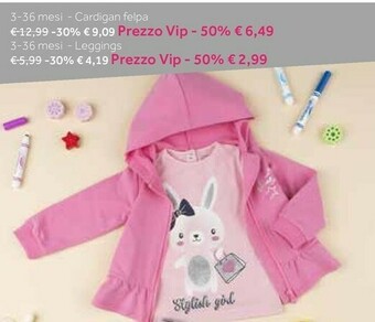 Prenatal 3-36 Mesi Cardigan Felpa offerta