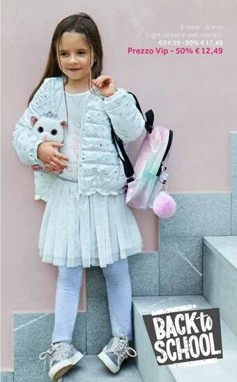 Prenatal 3 Mesi - 8 Anni Light Jacket In Pet Riciclato offerta