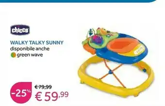 Prenatal Chicco Walky Talky Sunny offerta