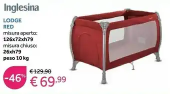 Prenatal Inglesina Lodge Red offerta