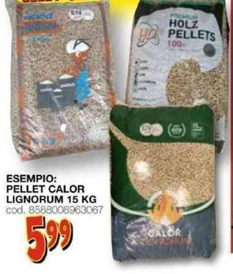 Mondo Brico PELLET CALOR LIGNORUM 15 KG offerta