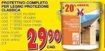 Mondo Brico PROTETTIVO COMPLETO PER LEGNO PROTEZIONE CLASSICA offerta