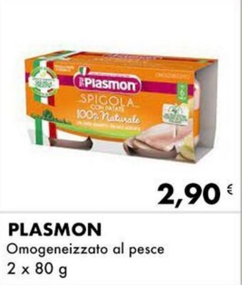 Iper Tosano PLASMON Omogeneizzato al pesce 2 x 80 g offerta