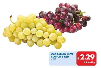 MD Discount UVA SENZA SEMI BIANCA E RED g 500 offerta