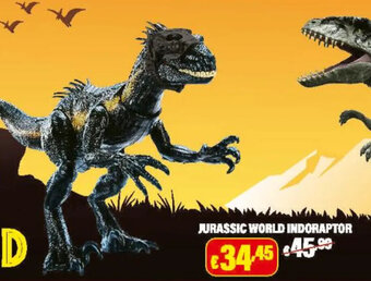 Cossuto JURASSIC WORLD INDORAPTOR offerta