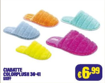 Cossuto CIABATTE COLORPLUSH 36-41 GRIFF offerta