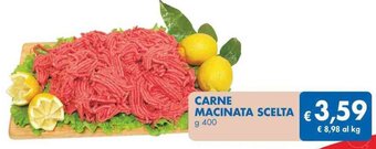 MD Discount CARNE MACINATA SCELTA g 400 offerta