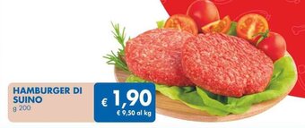 MD Discount HAMBURGER DI SUINO g 200 offerta