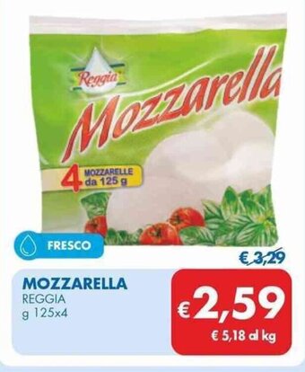 MD Discount MOZZARELLA REGGIA g 125x4 offerta
