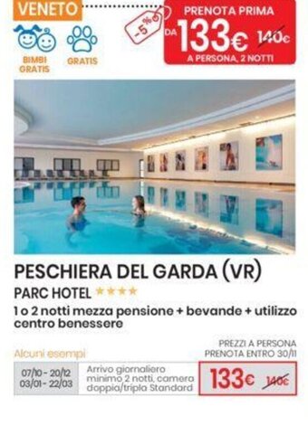 PESCHIERA DEL GARDA (VR) PARC HOTEL