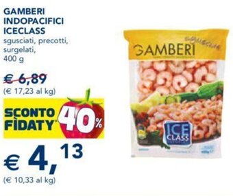 Esselunga GAMBERI INDOPACIFICI ICECLASS 400 g offerta