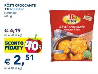 RÖSTI CROCCANTE 11ER ELFER surgelato, 600 g