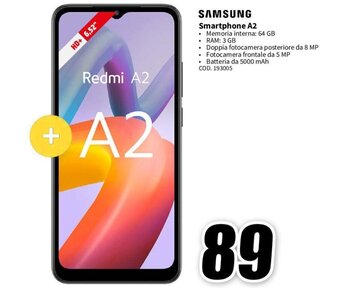 MediaWorld SAMSUNG Smartphone A2 offerta