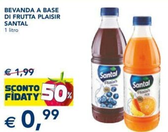 BEVANDA A BASE DI FRUTTA PLAISIR SANTAL 1 litro