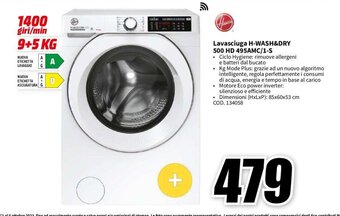 MediaWorld Hoover Lavasciuga H-WASH&DRY 500 HD 495AMC/1-S offerta