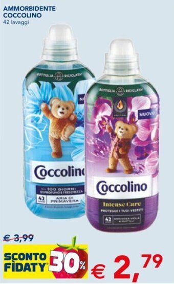 Esselunga AMMORBIDENTE COCCOLINO 42 lavaggi offerta