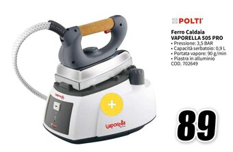 MediaWorld POLTI Ferro Caldaia VAPORELLA 505 PRO offerta
