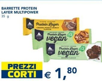 Esselunga BARRETTE PROTEIN LAYER MULTIPOWER 35 g offerta