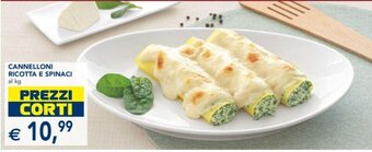 Esselunga CANNELLONI RICOTTA E SPINACI offerta