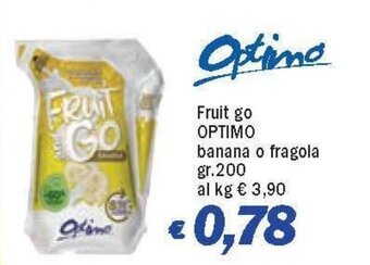 Ard Discount Fruit go OPTIMO banana o fragola gr.200 offerta