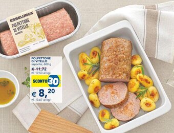 Esselunga POLPETTONE DI VITELLO saporito, 600 g offerta
