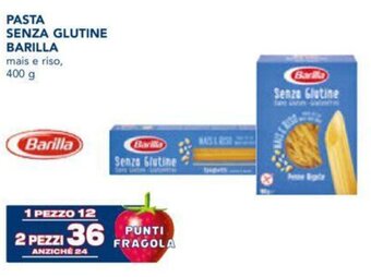 Esselunga PASTA SENZA GLUTINE BARILLA 400 g offerta