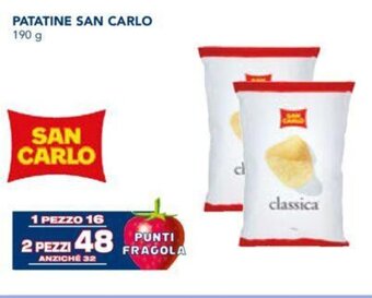 Esselunga PATATINE SAN CARLO 190 g offerta