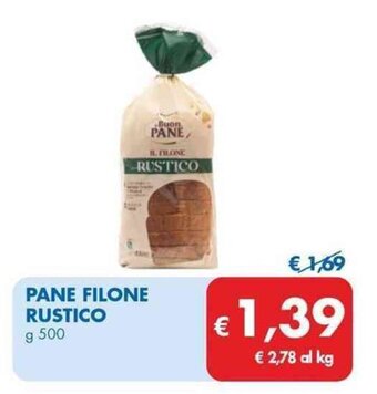 PANE FILONE RUSTICO g 500