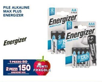 Esselunga PILE ALKALINE MAX PLUS ENERGIZER offerta