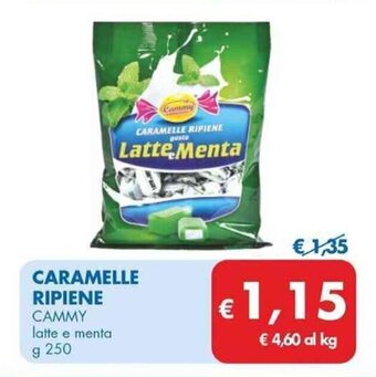 MD Discount CARAMELLE RIPIENE CAMMY latte e menta g 250 offerta