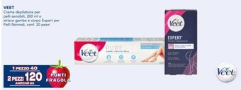Esselunga VEET Crema depilatoria per pelli sensibili, 200 ml offerta