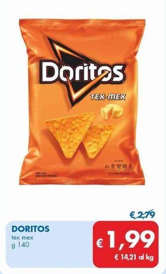 MD Discount DORITOS tex mex g 140 offerta