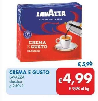 MD Discount CREMA E GUSTO LAVAZZA classico g 250x2 offerta