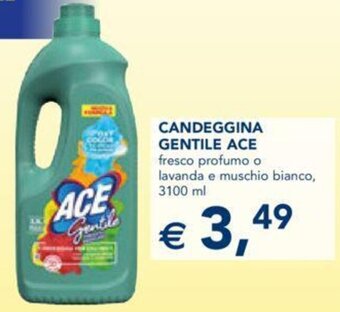 CANDEGGINA GENTILE ACE fresco profumo o lavanda e muschio bianco, 3100 ml