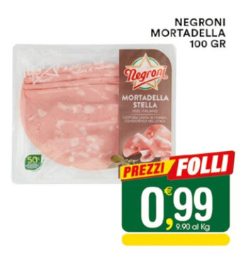 Gecop NEGRONI MORTADELLA 100 GR offerta