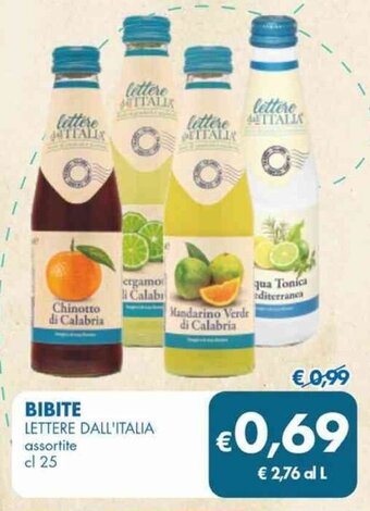 BIBITE LETTERE DALL'ITALIA assortite cl 25