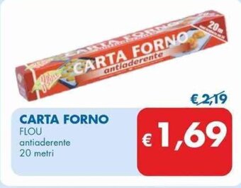 MD Discount CARTA FORNO FLOU antiaderente 20 metri offerta