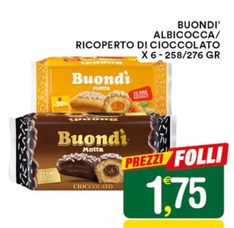 BUONDI' ALBICOCCA/ RICOPERTO DI CIOCCOLATO x 6 258/276 gr