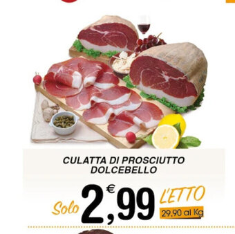 Gecop CULATTA DI PROSCIUTTO DOLCEBELLO offerta