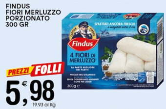 FINDUS FIORI MERLUZZO PORZIONATO 300 GR